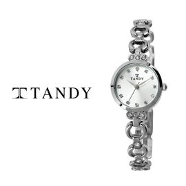 [TANDY] Luxury Women's Jewel Watch T-4033 – 12 Austrian Stones, Adjustable Band with Detachable Buckle, Elegant Design